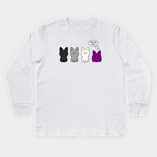 Funny Asexual Kids Long Sleeve T-Shirt